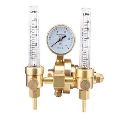 CO2-Gasregulator Vollkopfer-Durchflussmesser für Mig-Schweiß-Brass-Gelbventile inklusive