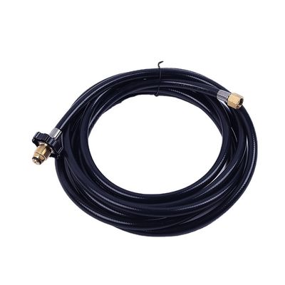 12 Fuß Industrie-LPG-Propan-Adapter mit Schnellanschluss und 1/4 Zoll Gummi-Gasschlauch