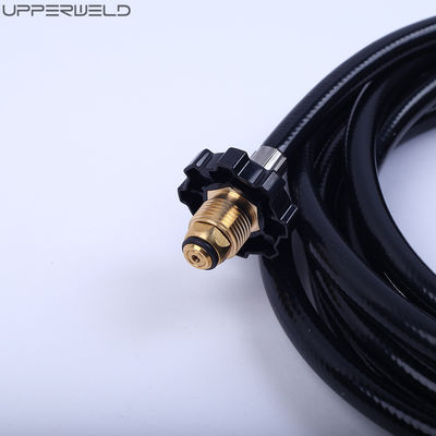12 Fuß Industrie-LPG-Propan-Adapter mit Schnellanschluss und 1/4 Zoll Gummi-Gasschlauch