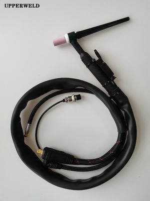 Kundenspezifische Unterstützung OEM Schwarze WP26 TIG Schweißlampe mit 4m Kabel und Keramikdüse