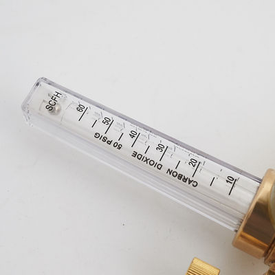 Einstellbarer Durchflussmesser Co2-Argon-Regulator für 4000 Psi Einlassdruck und 10 Fuß Schlauch