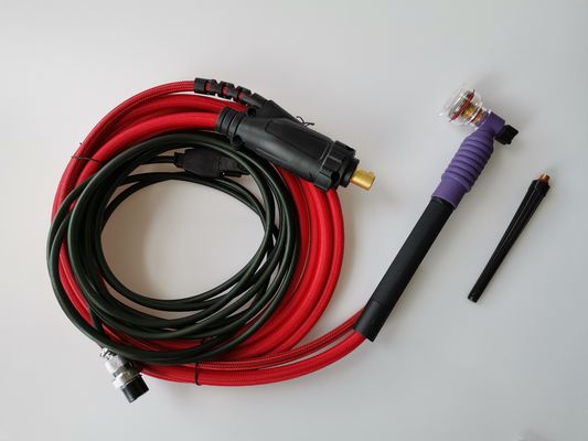 Kundenspezifische Unterstützung OEM Schwarze WP26 TIG Schweißlampe mit 4m Kabel und Keramikdüse