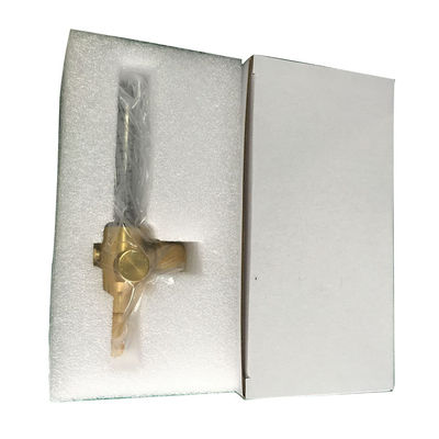 1/4-Zoll weibliche Flammen-Eingang Verbindung Stickstoff-Regulator Durchflussindikator Messing Gelb HVAC