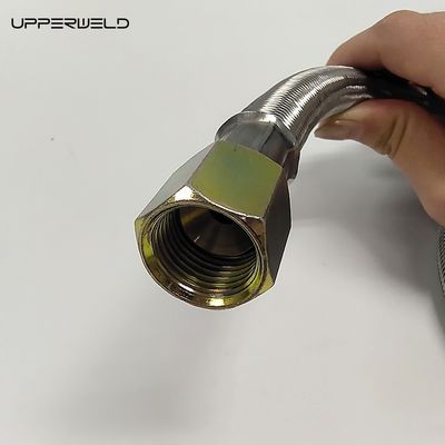 12 Fuß hochdruckiger Gaskocher mit 3/8 Zoll weiblicher Edelstahl-Ziegelregulator