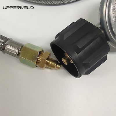 12 Fuß hochdruckiger Gaskocher mit 3/8 Zoll weiblicher Edelstahl-Ziegelregulator