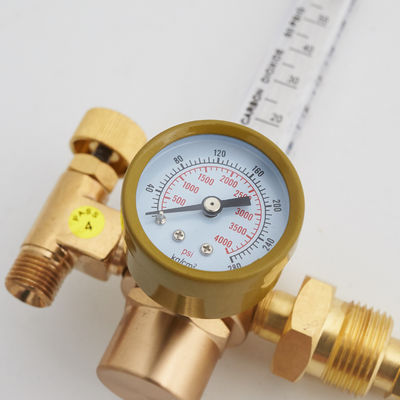 Hochdruck-Gasreduktions-Doppel-Ausgangs-Argon-Regulator-Durchflussmesser für die CO2-Luftregelung