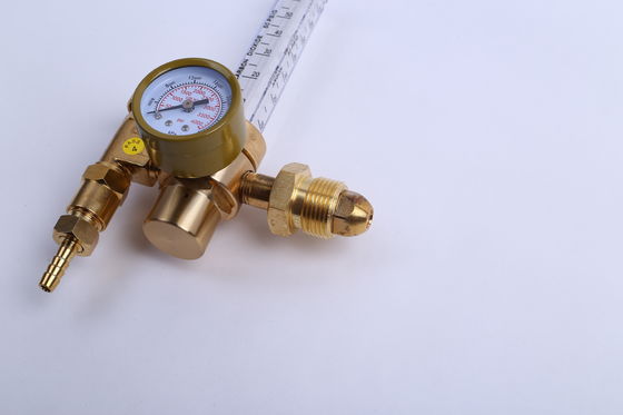CGA320 und CGA580 Doppel-CO2-Durchflussmesser Schweißgasregulator mit Schraubdraht-Gasreduktor