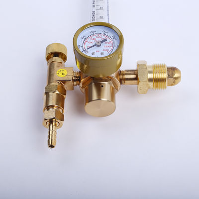 CGA320 und CGA580 Doppel-CO2-Durchflussmesser Schweißgasregulator mit Schraubdraht-Gasreduktor