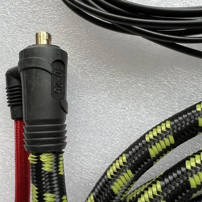 Flexible Taschenlampe 10-25EU Stecker TIG Schweißset mit 4M Kabel 5 Pole Stecker 150A