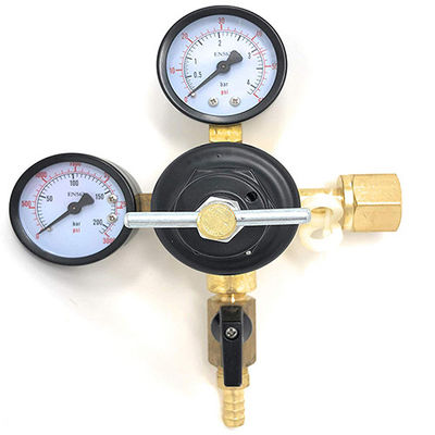 Hochdruck-CGA580 Einlass- und 1/4' Flare-M-Auslassanschluss Gas-Stickstoff-Regulator für NO2