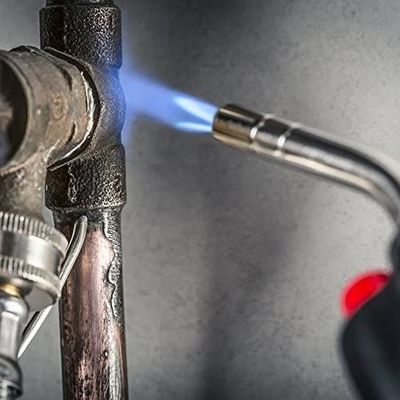 Propangas-Schweißlampe mit Auslöserstart mit Brenner mit kurzem Hals und einfacher Zündung
