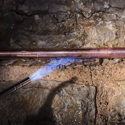 Propangas-Schweißlampe mit Auslöserstart mit Brenner mit kurzem Hals und einfacher Zündung