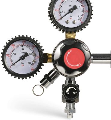 Customized Outlet Nut Screw Bier-Kegel CO2 Regulator mit Sicherheits-Druck-Release-Ventil