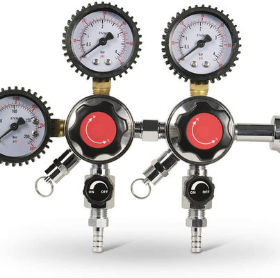 Customized Outlet Nut Screw Bier-Kegel CO2 Regulator mit Sicherheits-Druck-Release-Ventil