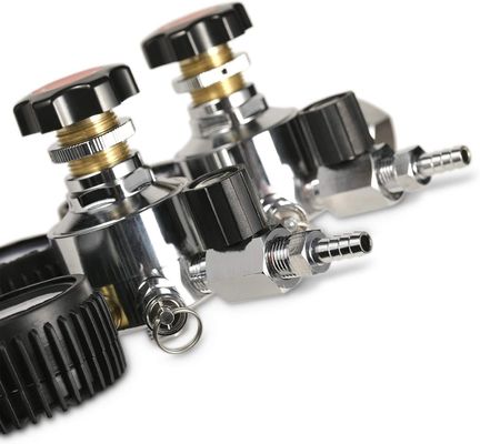 Customized Outlet Nut Screw Bier-Kegel CO2 Regulator mit Sicherheits-Druck-Release-Ventil