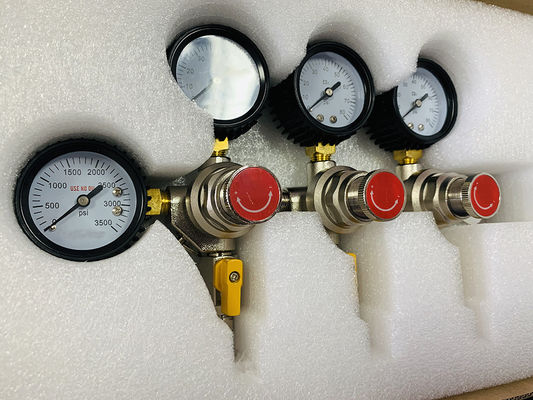 Weiterentwickelte Edelstahl-Doppelstufen-Druck-CO2-Bereiheregler für kommerzielle