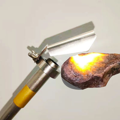 Outdoor Camping Küche Kochen Heizung Fackel mit Propan MAPP Anschluss in Silber