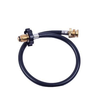 Wohnmobile Tank RV Camping Schwarz LPG Propan Messing Adapter Schlauch-Kit 5 ft und 12 ft Schlauch