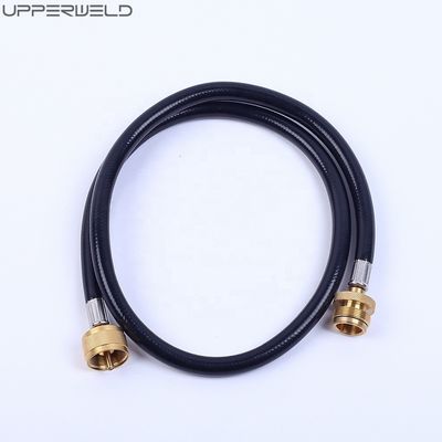 Wohnmobile Tank RV Camping Schwarz LPG Propan Messing Adapter Schlauch-Kit 5 ft und 12 ft Schlauch