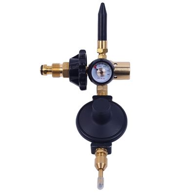 Kupfer-Helium-Ballon-Inflator-Füllventil-Regulator mit Messgerät und automatischem Ausschalten