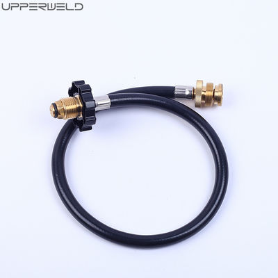 15 Fuß Schlauch Schwarz Oberer LPG Propan Messing Adapter Schlauch-Kit für Wohnmobil Tank RV Camping
