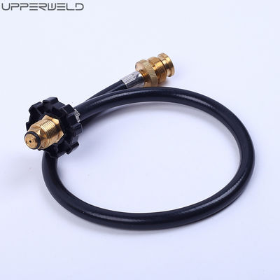 15 Fuß Schlauch Schwarz Oberer LPG Propan Messing Adapter Schlauch-Kit für Wohnmobil Tank RV Camping