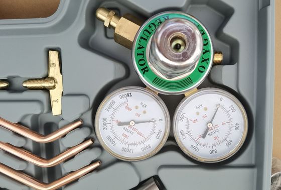 Messing-Sauerstoff-Acetylen-Gas-Regulator Schweißschneid-Torch-Kit mit 15-Fuß-Twin-Schlauch