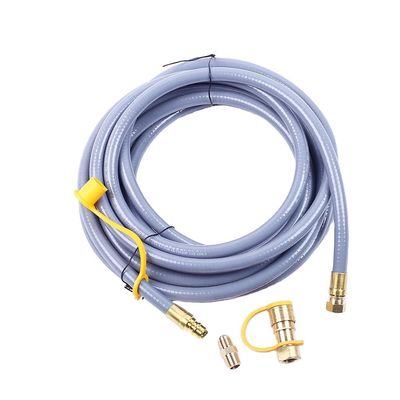 10/12/24 Fuß Erdgasschlauch mit Schnellanschluss-Fittings für Grill Kamin Heizung LPG Gas