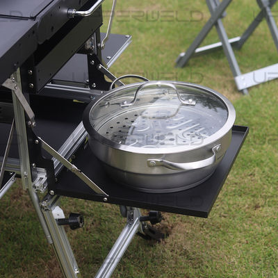 Multifunktionaler Aluminium-Campingtisch zum einfachen Kochen und Grillen im Freien