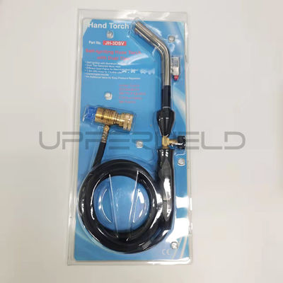Kundenspezifische Unterstützung Push Button Ignition Mapp Gas Propan Brazing Torch mit zwei Brenner OEM
