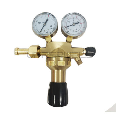 Messing G3/4 Einlassverbindungsstrang Stickstoffgasregulator für Sauerstoff Stickstoff und CO2