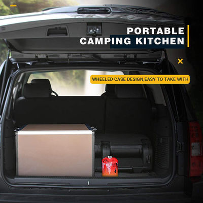 Outdoor Camping Küche Klapptisch aus Aluminium für Wohnwagen BBQ Party Picknick