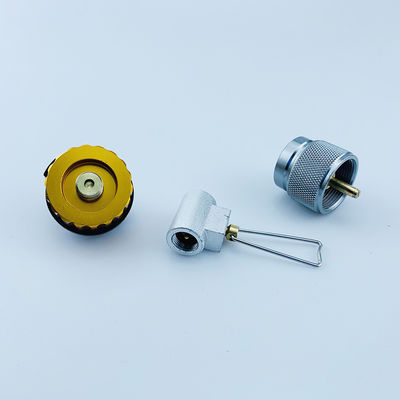 Die Messing Adapter für Gasbrenner und Butanzylinder Tank Camping Herd Propan Nachfüllung
