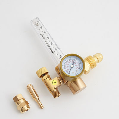 Gasreduktor CGA320 CGA580 Einlassverbindung TIG Schweißer MIG Schweißmessgerät CO2 Durchflussmesser Argonregler