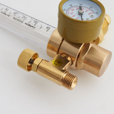 Gasreduktor CGA320 CGA580 Einlassverbindung TIG Schweißer MIG Schweißmessgerät CO2 Durchflussmesser Argonregler