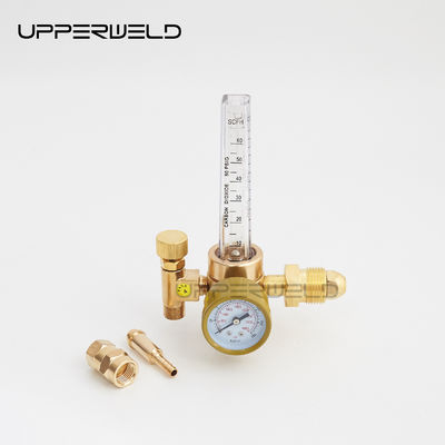 Einstufiger CO2-Argongasregulator TIG MIG Durchflussmesser 0-4000 psi Druckmessgerät