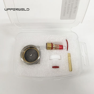 WP9/20 TIG Schweißlampe Gaslinsen Kollettkörper 12 Pyrex Cup Kit Funktion Einfaches Schweißen
