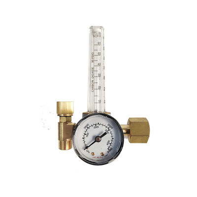 Mini-CO2/Argon-Durchflussmesser Industriegasregulator mit Gelb-Brass-Konstruktion