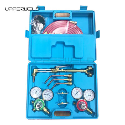 Schmiedebrazkörper Portable Oxy Brazing Welding Tool Set mit zwei Schlauchregulatormessern