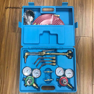 Schmiedebrazkörper Portable Oxy Brazing Welding Tool Set mit zwei Schlauchregulatormessern