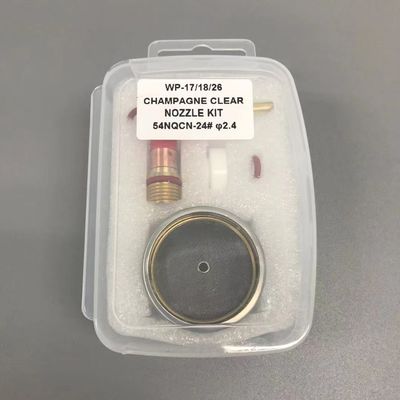 WP-17/18/26 TIG Schweißflamme Zubehör 24 Champagner-sichere Düse-Set mit Schutz