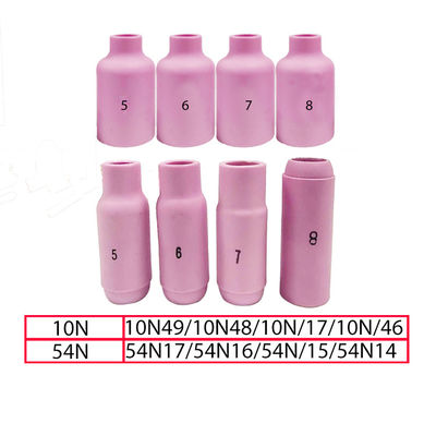 Langlebige Kolletten Körper Aluminium Düse Stubby Gas-Linsen-Kit für TIG WP 17/18/26