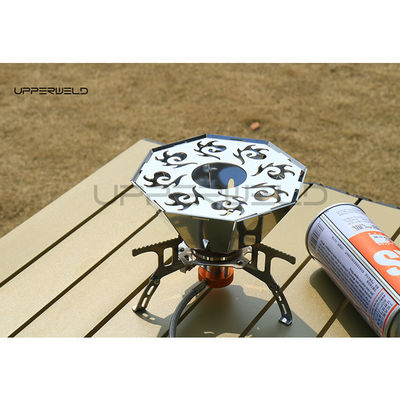 Kompakter Outdoor-Grillspinnenherd mit Gasherd-Adapter Höchstbrennzeit 1 Stunde