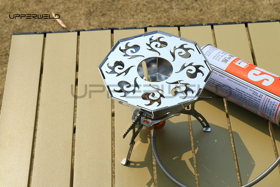 Kompakter Outdoor-Grillspinnenherd mit Gasherd-Adapter Höchstbrennzeit 1 Stunde