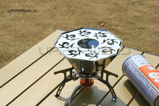 Kompakter Outdoor-Grillspinnenherd mit Gasherd-Adapter Höchstbrennzeit 1 Stunde