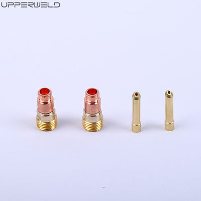 Stubby Gas Lens 10 Pyre Glasbecher Klar Düse Kit für WP-17/18/26 Tig Schweißlampe