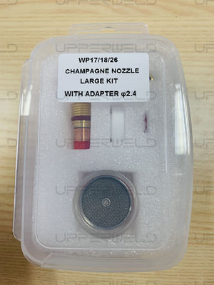 WP-9/20/25 Serie Oberer TIG Schweißfackel Gaslinse 10 Glas-Pyre-Cup-Kit für Großkits