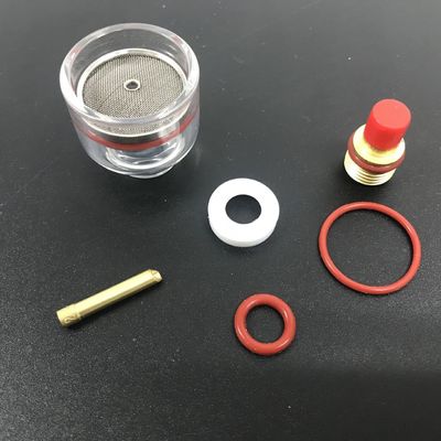 WP9/20 2.4mm TIG Schweißflamme Stubby Gaslinsen Glaskit für Wp17/18/26 Tig Flamme 2kg