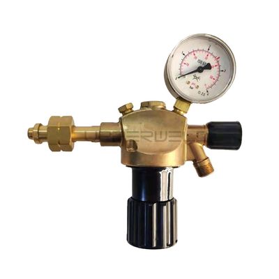 Schwarz-gelber einmaliger CO2/Argon-Regulator für die Standard-Gasdruckregulierung