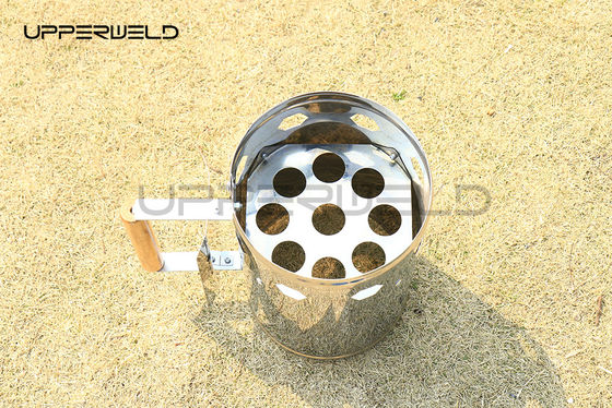 Zinkplattierte Stahlkanister Holzkohle Schornstein Starter für tragbare BBQ Outdoor Kochen